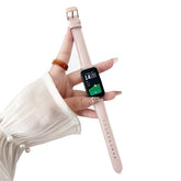 Genuine Leather Watch Strap Classic Quick Release for Huawei 8-Light Pink