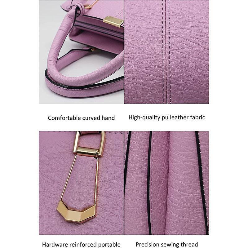 Womens Fashion Wallets and Handbags Handbag Top Handle Shouder Bags Shouder Bags-Purple