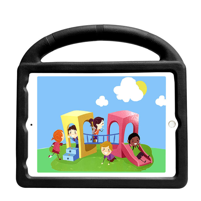 Wheel iPad Case For iPad 9.7inch Air1/2 Pro9.7 Shockproof Stand Cover With Handle Stand-Black