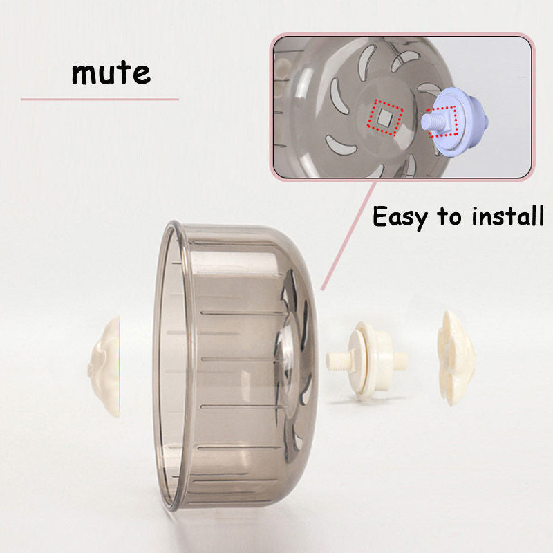 5.1 Inch Silent Hamster Wheel Exercise Running Wheel-Gray