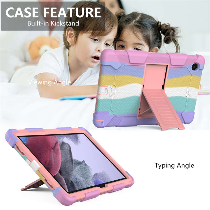 Samsung Tablet Case For Galaxy Tab A8 10.5inch 2021 (SM-X200/SM-X205/SM-X207)-RainbowRoseGold
