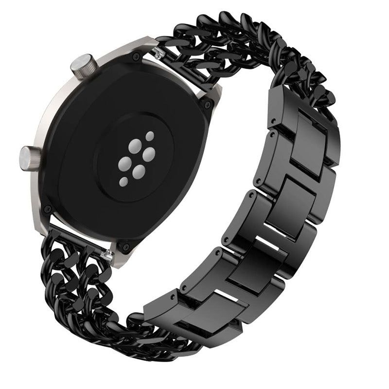 SP 20MM Stainless Steel Watch Band Quick Release Strap Replacement Wristband For Samsung For Women-Black