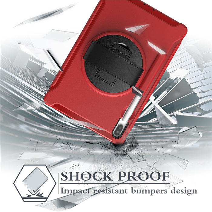 Spider Man 3-Layer Heavy Duty Case For Samsung Tab S6 10.5inch T860/T865/T867 2019-Red