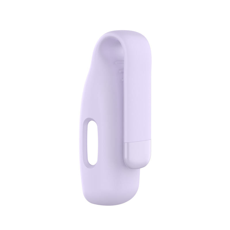 Soft Silicone Clip Holder Replacement for Fitbit Inspire 2 Sport-Purple