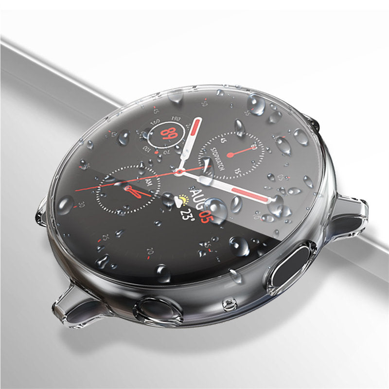 Full Coverage TPU Screen Protective Cover For Samsung Galaxy Watch Active 2 40 44mm-Clean