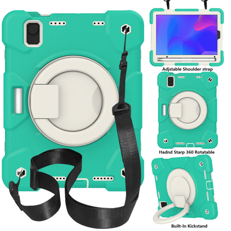 iPad Case For iPad Mini 6 with 360¡ãSwivel Stand-Mint Green