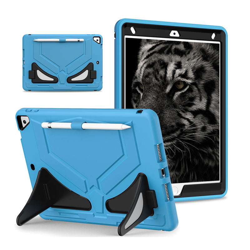 Tablet Case Kids Friendly with Pencil Holder for iPad 11 2020/2021/2022-LightBlue