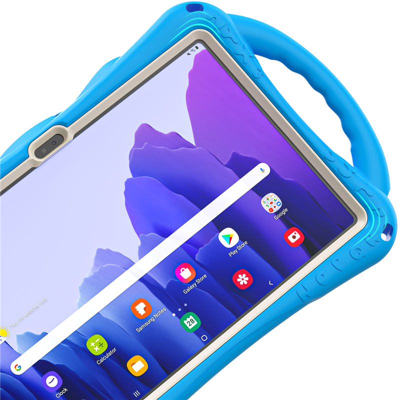 CatA Samsung Tablet for Tab A7 10.4 T500/T505/T507/T505N Built-in Handle Stand With a Strap-Light Blue