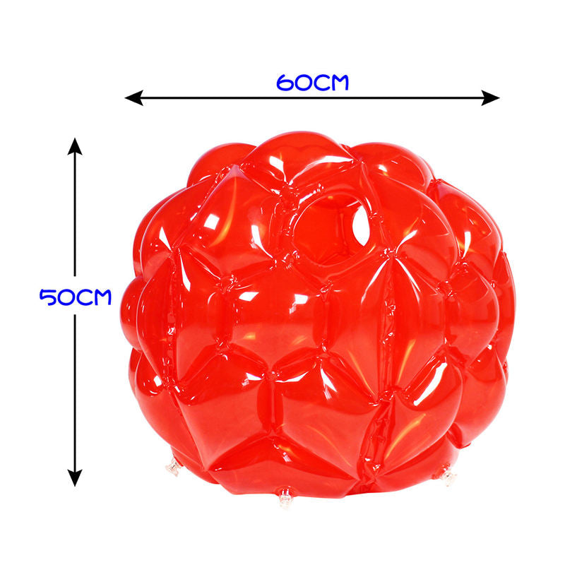 Inflatable Bubble Balls for Kids 2 Pack Inflatable Buddy Bumper Balls Sumo Game-Red