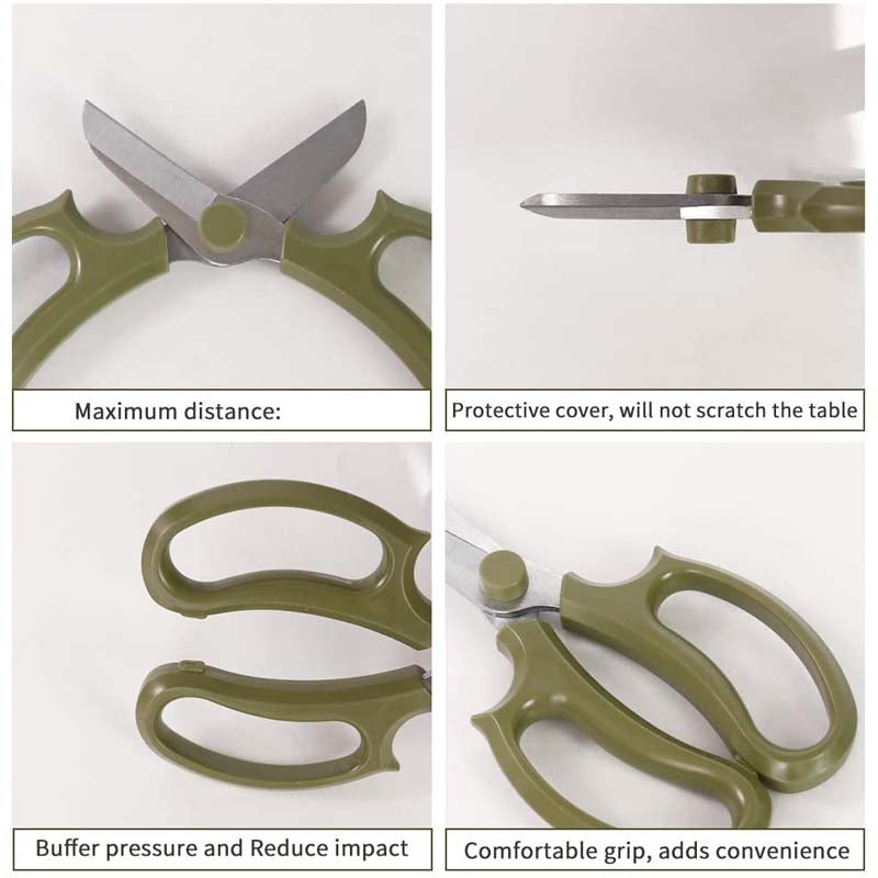 Home & LivingFloral Scissors Premium Steel Garden Plant Trimming Tools for Gardening Flower Arrangement - -Green