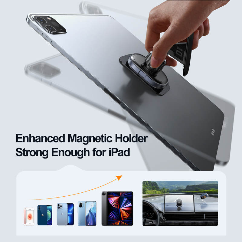 Magnetic Phone Holder Hands Free Dashboard 360° Rotation for Car Fit All iPhone