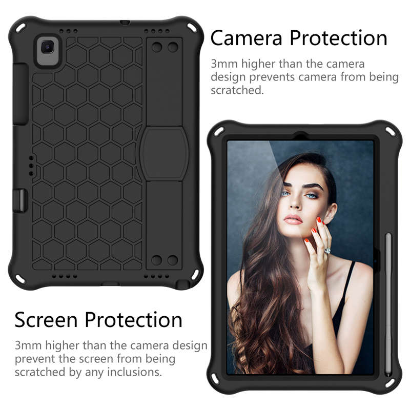 Hive SamSung Tablet Case For Sansung S6 10.5 (2019)/ S5E(2019)/Tab A7 (2020) Durable Stand Cover With Shoulder Strap-Black