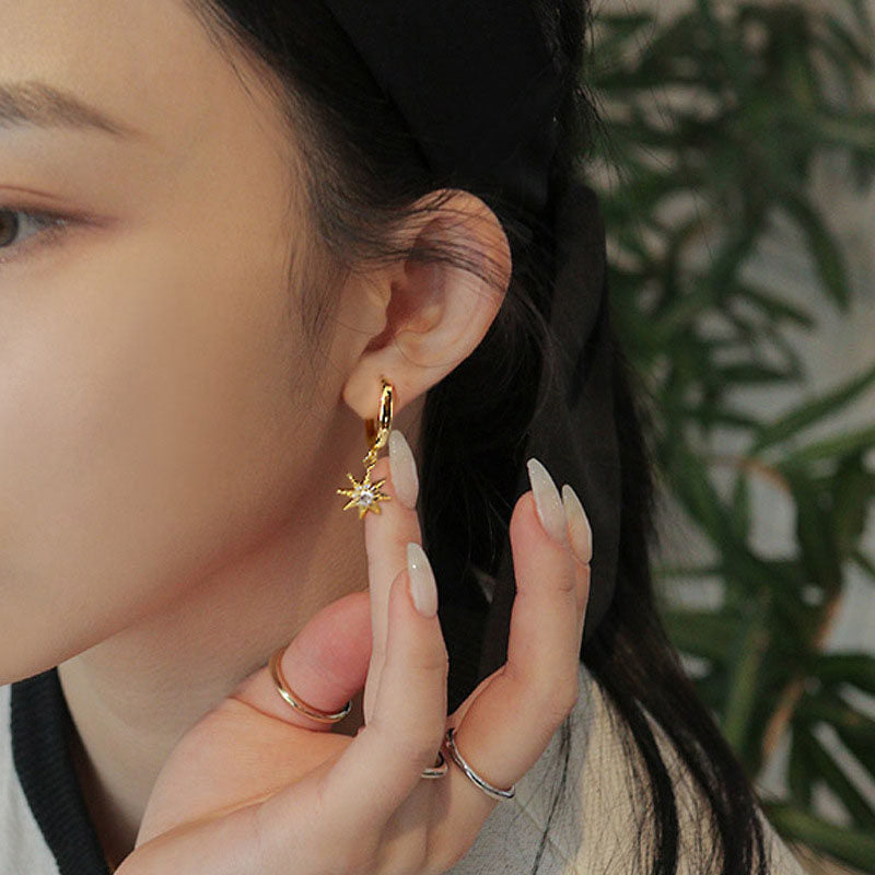 9 Pairs Coconut Cactus Earrings Set Elegant Stud for Girls and Women
