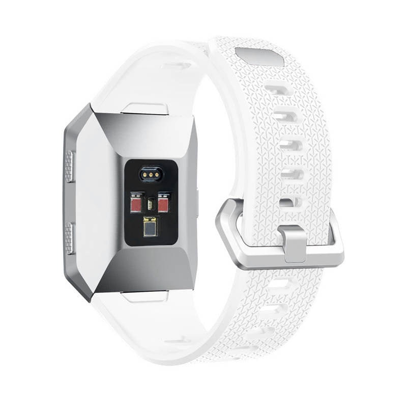 Soft Silicone Band For Fitbit Ionic Smart Watch Replacement Accessories-White