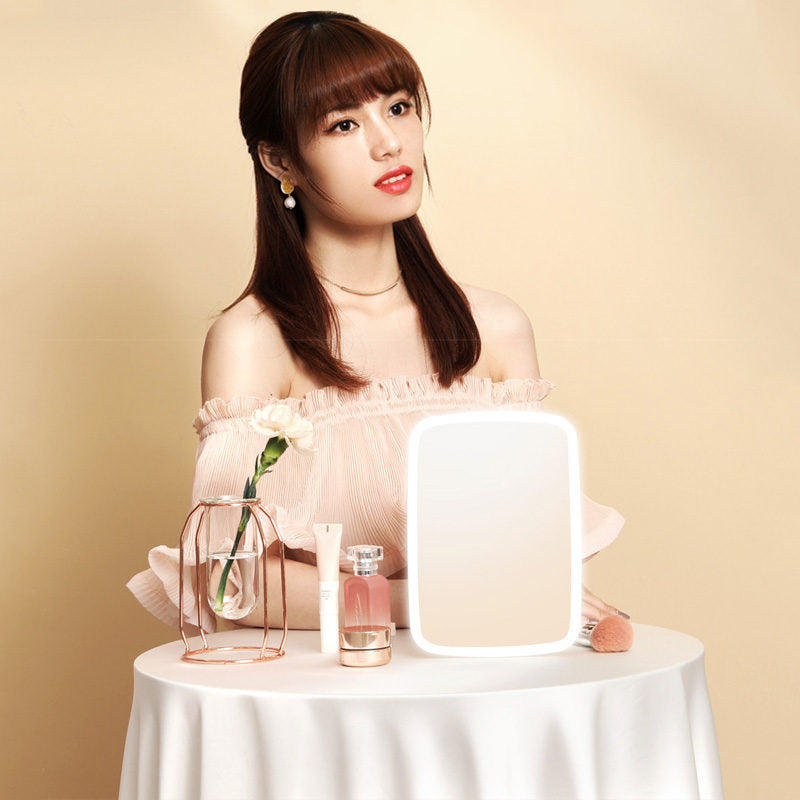 Home & LivingVanity Mirror with Lights Makeup Mirror with 10X Magnifying Glass Smart Touch Switch Three Brightness Modes