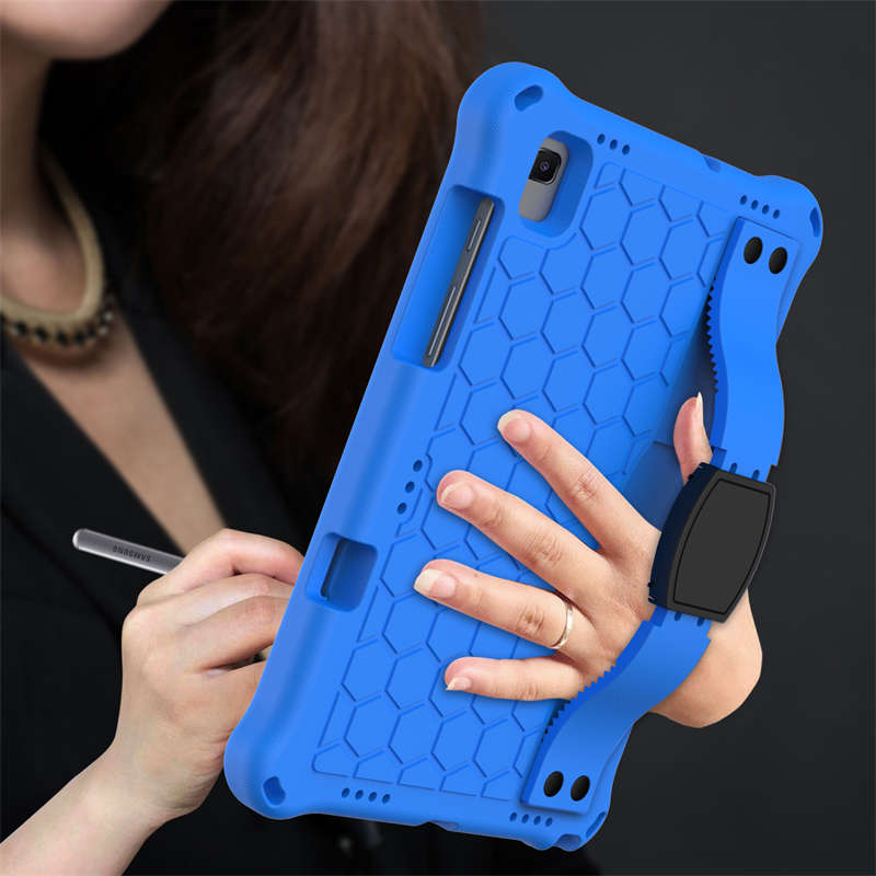 Hive SamSung Tablet Case For Sansung S6 10.5 (2019)/ S5E(2019)/Tab A7 (2020) Durable Stand Cover With Shoulder Strap-BlueBlack