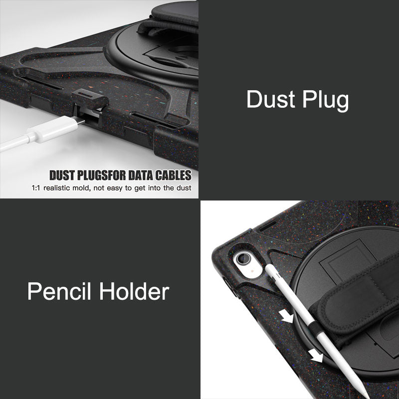 Full Body Protective Case with 360¡ã Rotate Hand Strap/Stand for iPad 10th Gen
