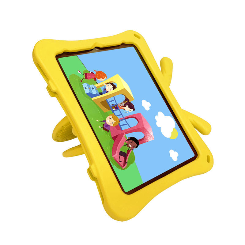 iPad Case For iPad Mini 6 Cartoon 3D Butterfly EVA Proof Shockproof Case with Bracket-Yellow