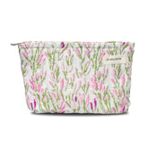 Floral Makeup Bag Travel Cosmetic Organizer for Women and Girls-Willow