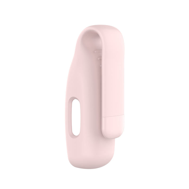 Soft Silicone Clip Holder Replacement for Fitbit Inspire 2 Sport-Rose Pink