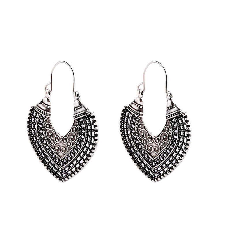 Turquoise Vintage Drop Dangle Earrings for Women-I