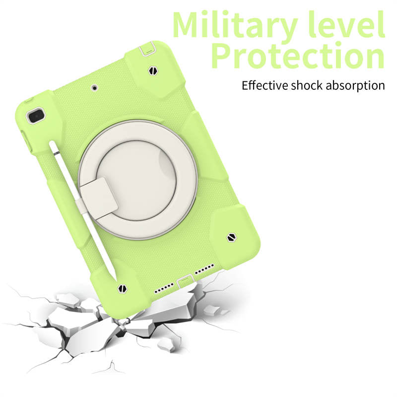 iPad Case For iPad 10.2 with 360¡ãSwivel Stand-Matcha Green