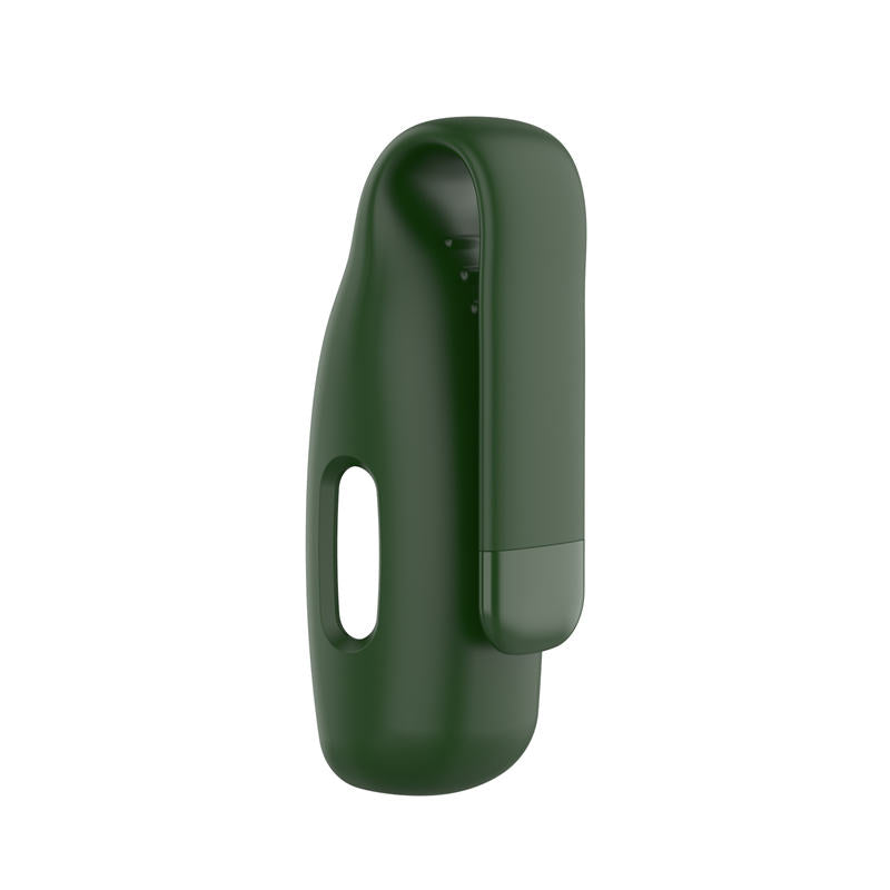 Soft Silicone Clip Holder Replacement for Fitbit Inspire 2 Sport-Army Green