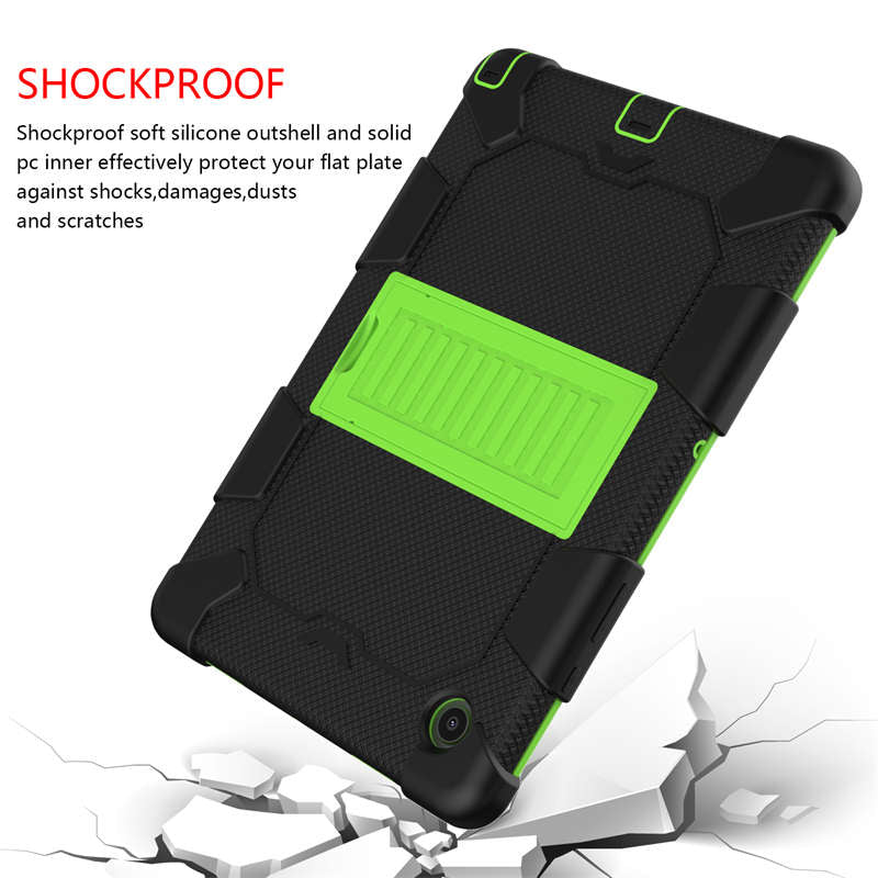 Samsung Tablet Case For Galaxy Tab A8 10.5inch 2021 (SM-X200/SM-X205/SM-X207)-BlackGreen