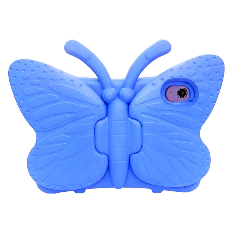 iPad Case For iPad Mini 6 Cartoon 3D Butterfly EVA Proof Shockproof Case with Bracket-Blue