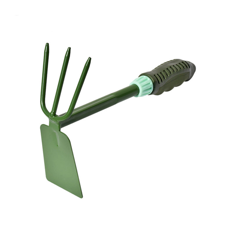 Home & Living27cm Garden Small Hand Digger and Hoe Combo Carbon Steel Garden Tool Lightweight Soft PVC Ergonomic Handle Grip Non-Slip