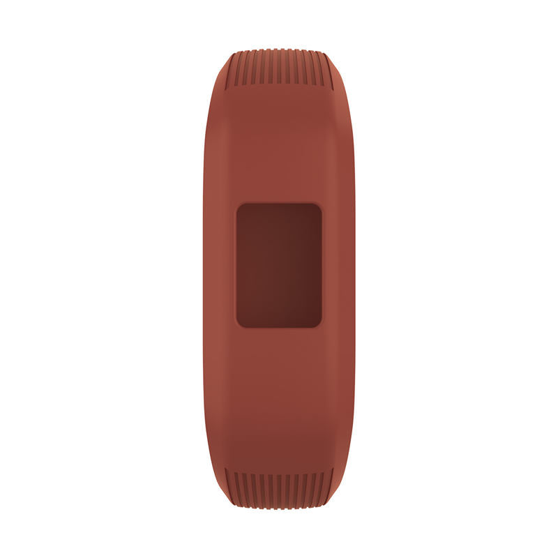Soft Silicone Replacement Watchband for Garmin Vivofit JR Band for Kids Women Men-Red