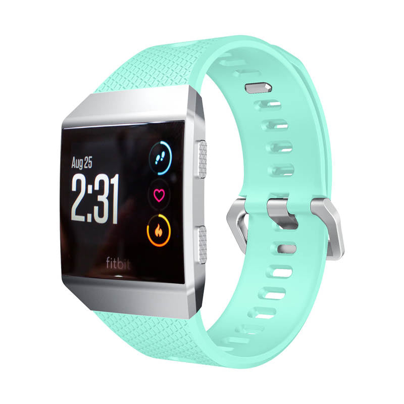 Soft Silicone Band For Fitbit Ionic Smart Watch Replacement Accessories-Mint Green
