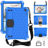 Hive Kindle Fire HD8/HD8 Plus (2020) Tablet Case Durable Stand Cover With Shoulder Strap-BlueBlack