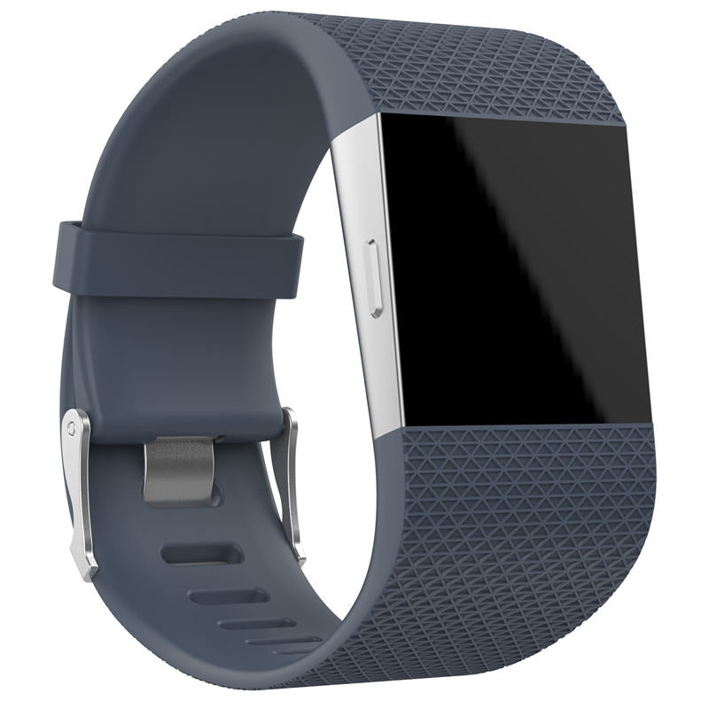 Soft Silicone Band For Fitbit Surge Smart Watch Replacement Accessories-Rock Cyan