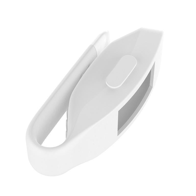 Clip Holder Replacement for Fitbit Inspire HR Soft Silicone Sport Wireless Strap Accessories for Fitbit Inspire HR For Fitbit Inspire HR-White