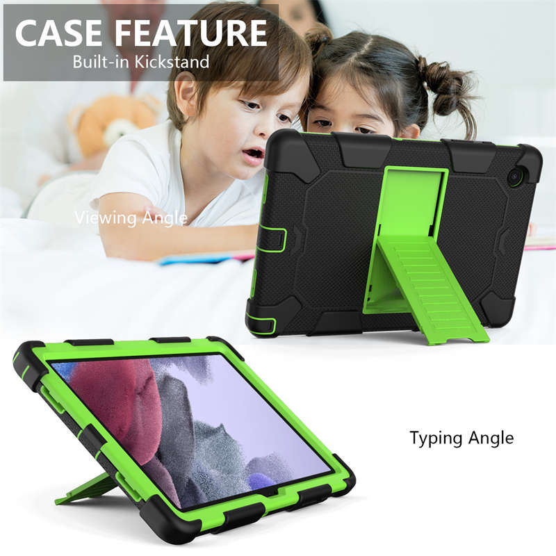 Samsung Tablet Case For Galaxy Tab A8 10.5inch 2021 (SM-X200/SM-X205/SM-X207)-BlackGreen