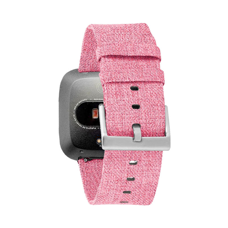 FB Watch Band Quick Release Replacement Wristband Breathable Strap For Fitbit Versa/Fitbit Versa 2/Fitbit Versa Lite For Women-Pink