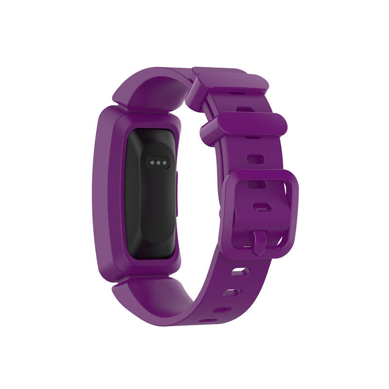 Silicone Watch Band For Fitbit Inspire/Inspire HR/ACE 2-Grape Purple