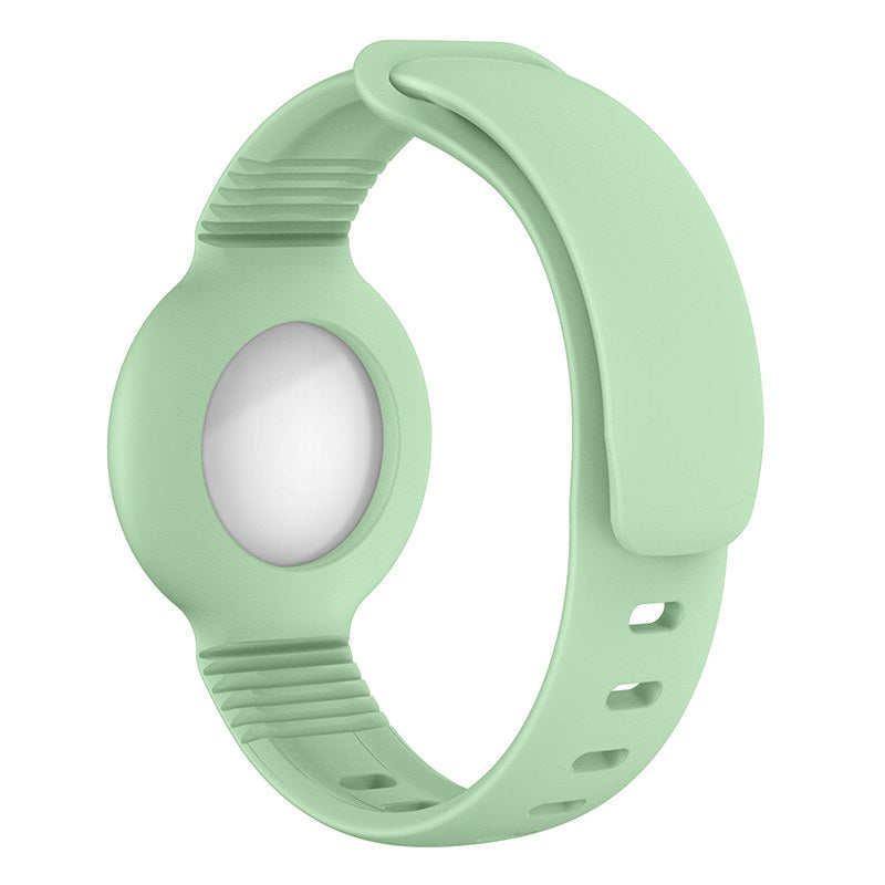 Apple Airtags Watch Strap Silicone Protective Sleeve-MintGreen