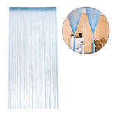 Home Decor Sequin Curtain for Doorway 37x79 inch Hanging-Blue