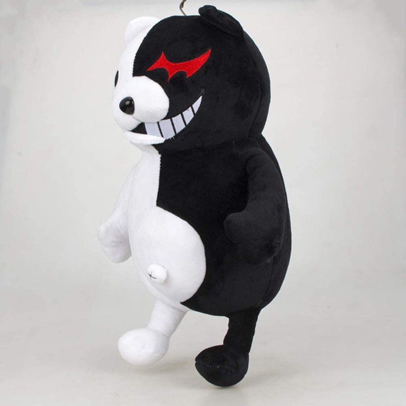 Black White Bear Plush Doll for Birthday Child Pillow Toy Home Decor Adornment -35cm