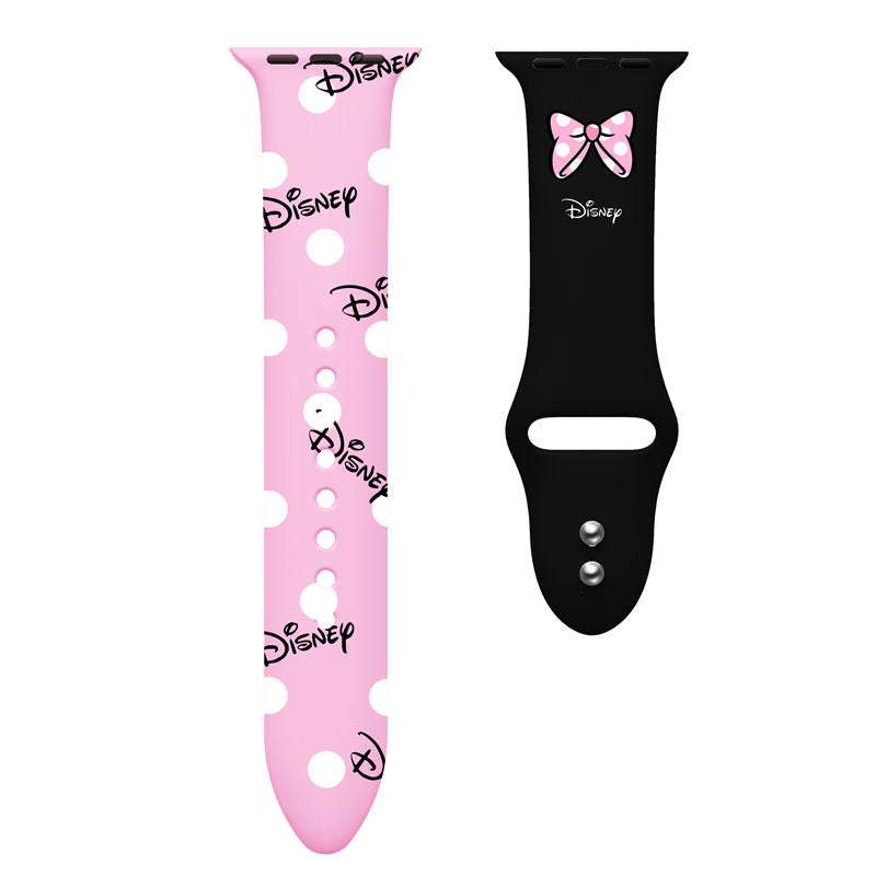 Soft Silicone Cartoon Minnie Mouse Bands for Apple Watch Series SE/6/5/4/3/2/1-C13