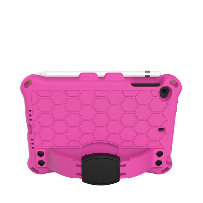 Hive iPad Case For iPad Mini 1/2/3/4/5 Durable Stand Cover With Shoulder Strap-RoseBlack