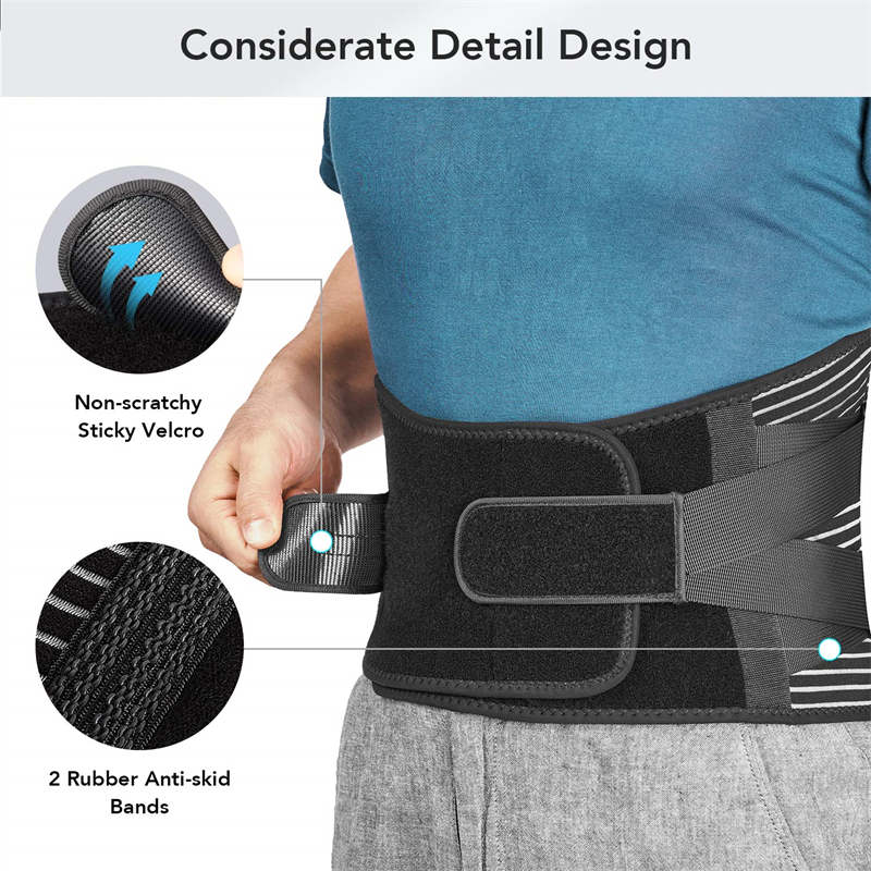 The Double Pressurized Breathable Elastic Back Support Belt May Relieve Back Pain Waist Belt