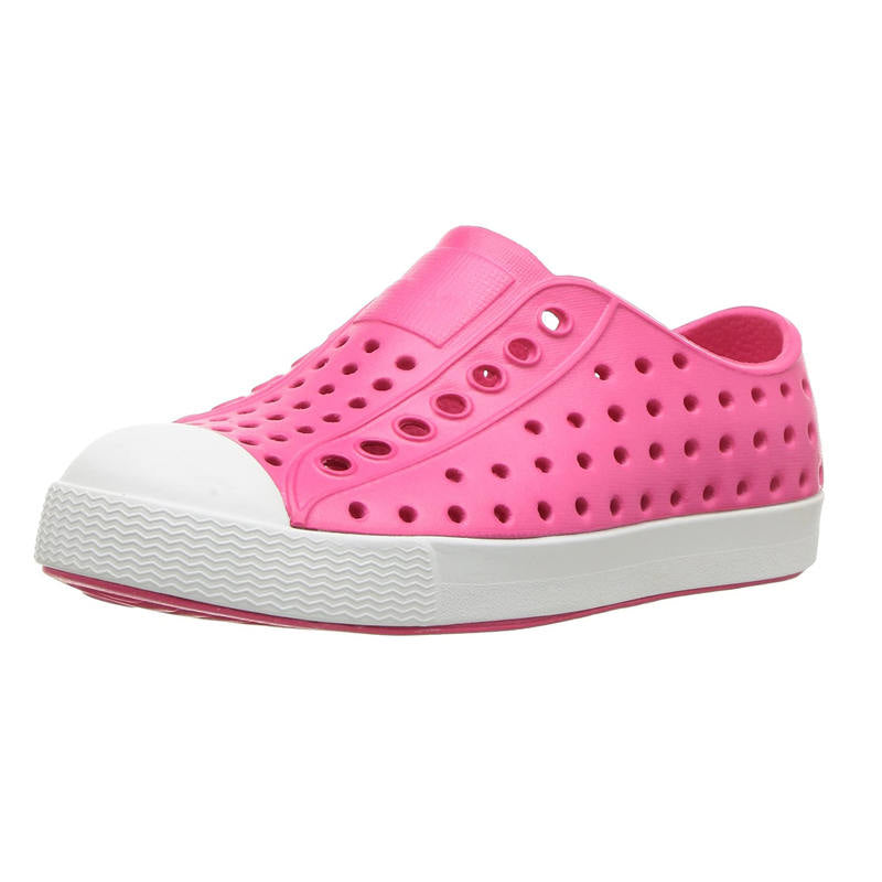 Soft-Soled Hole Shoes for Boys Girls Non-Slip Lightweight Sandals-Pink