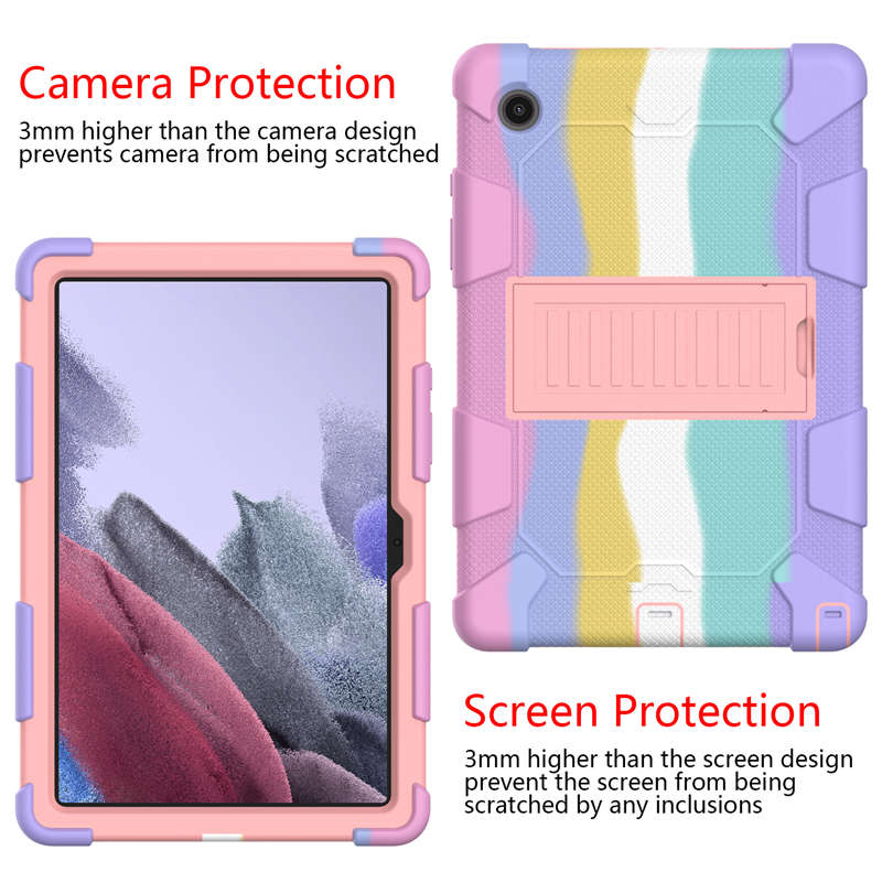 Samsung Tablet Case For Galaxy Tab A8 10.5inch 2021 (SM-X200/SM-X205/SM-X207)-RainbowRoseGold