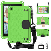 Hive SamSung Tab A 8.0 T380/T385/T387/T377/T330 Tablet Case Durable Stand Cover With Shoulder Strap-GreenBlack