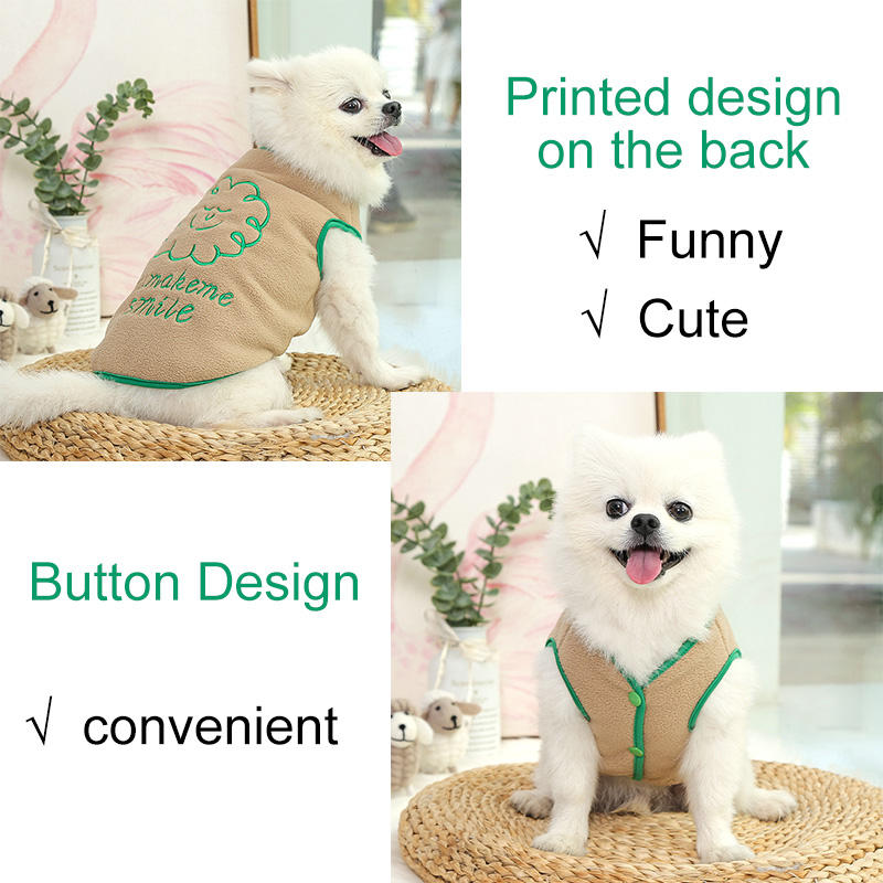 Dog Winter Coats 2 Pack Sweaters Fleece Warm Puppy Comfortable Jacket