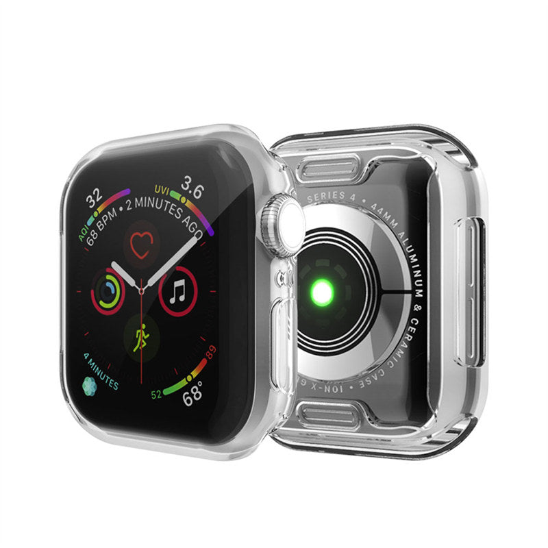 TPU All Around Screen Protective Cover for iWatch SE/6/5/4/3/2/1-Clean