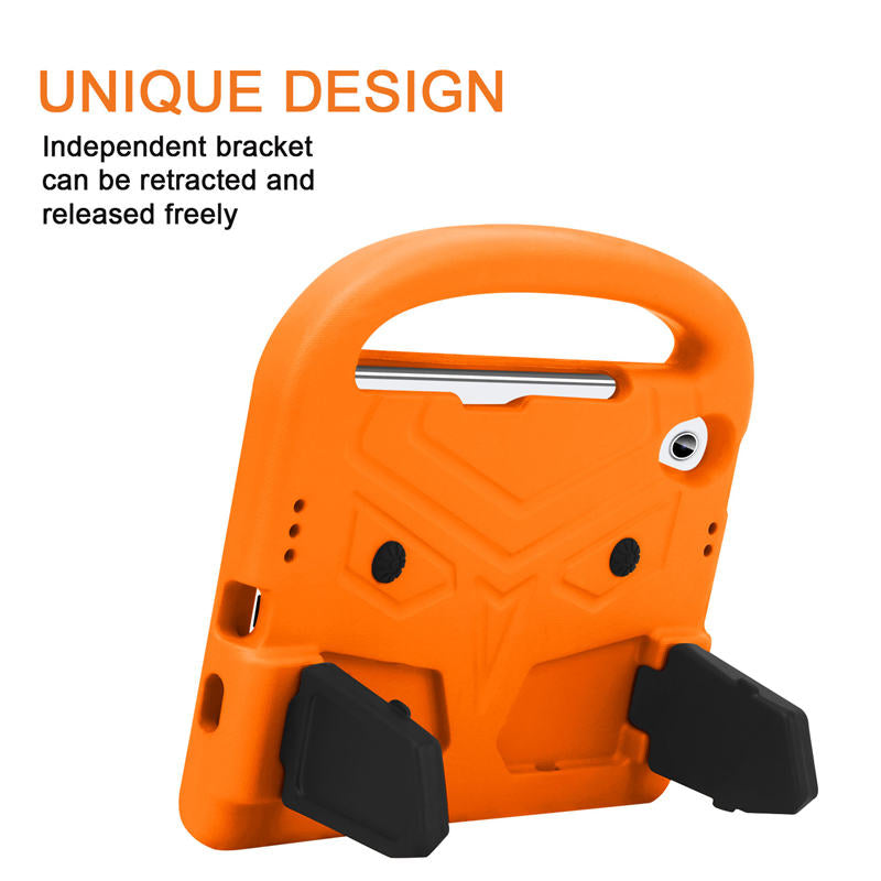 Sparrow iPad Case Kids Safe Shockproof Handle Stand Cover For Mini6-Orange